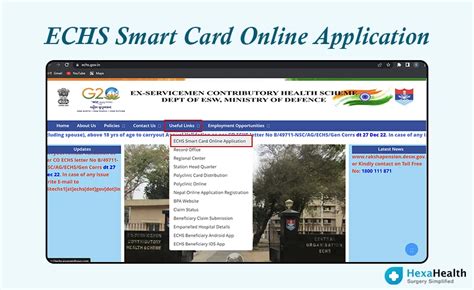 echs smart card online login|echs beneficiary login.